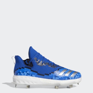 blue baseball cleats