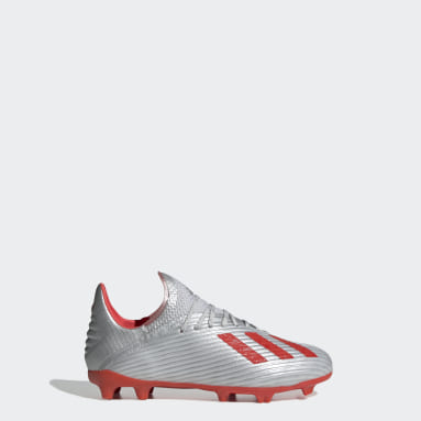 silver adidas football boots