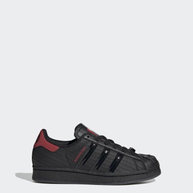 nike superstar black