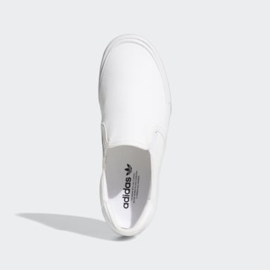 White Slip-On Shoes | adidas US