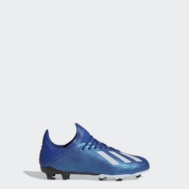 adidas blue and white football boots