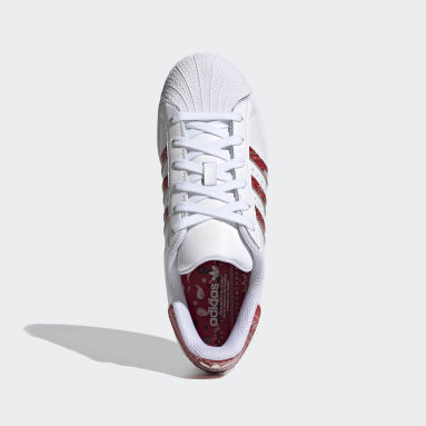 adidas superstar femme rouge