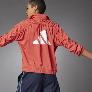 chaqueta mujer adidas roja