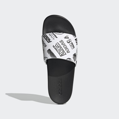 white adidas slides mens