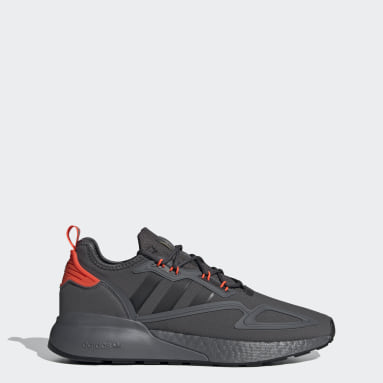 adidas blanche et grise homme