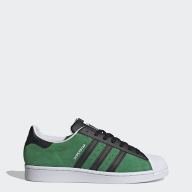 superstar adidas verdes