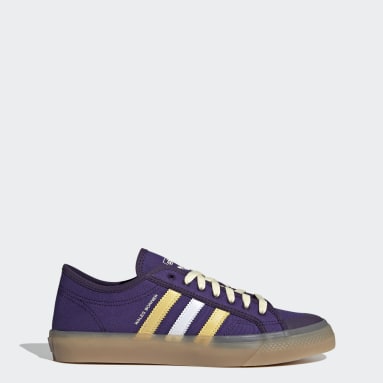 adidas black and purple shoes