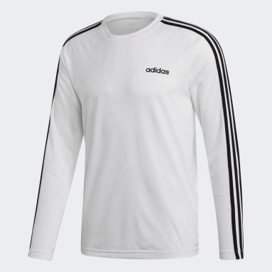 adidas men's originals long sleeve pique tee