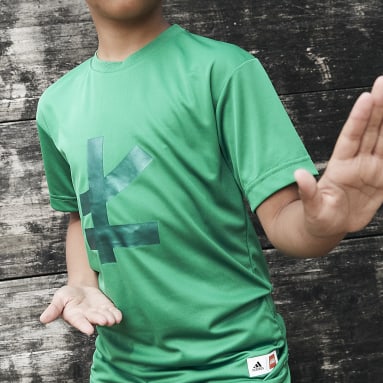 green adidas tracksuit kids