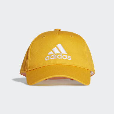 yellow adidas hat