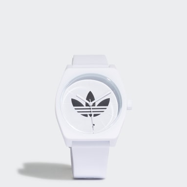 adidas white colour watch