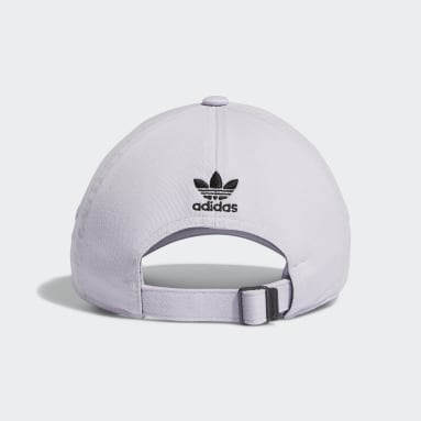 purple adidas cap