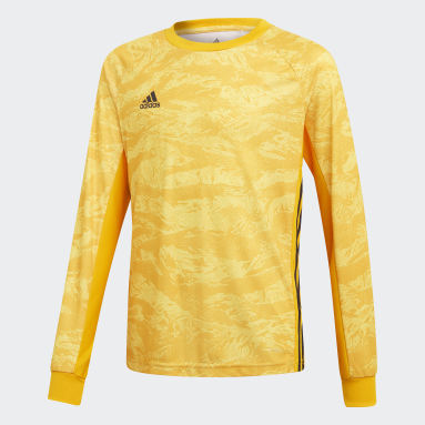 yellow adidas soccer jersey