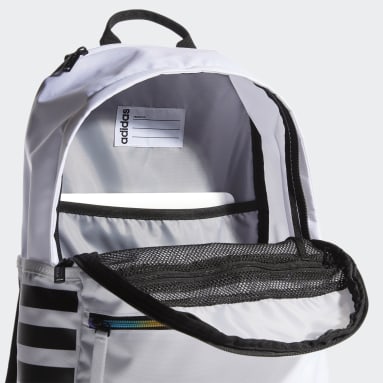 white backpack adidas