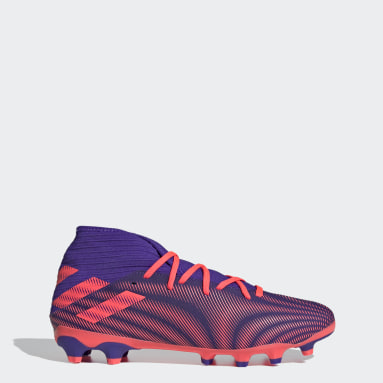 adidas cleats purple