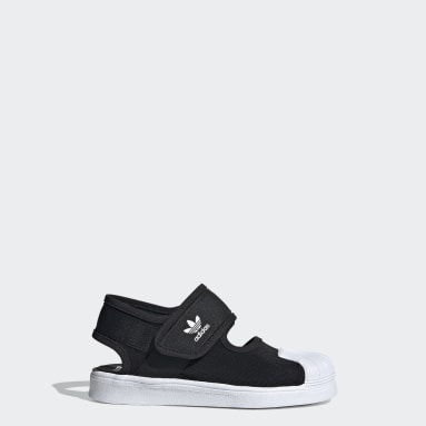 adidas superstar sandals black