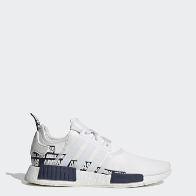 all white nmd mens
