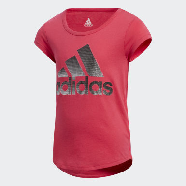 pink adidas shirt womens