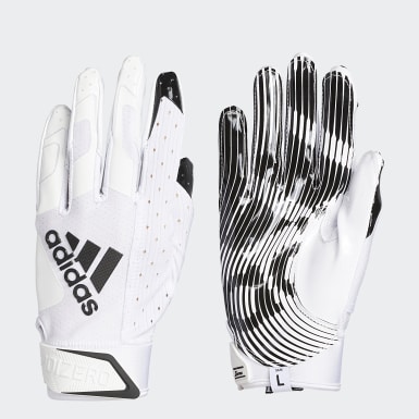white adidas football gloves