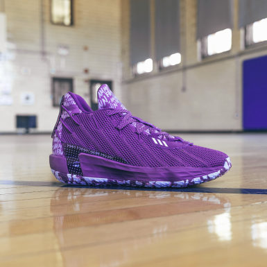 purple adidas mens