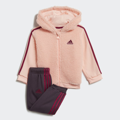 infant pink adidas tracksuit