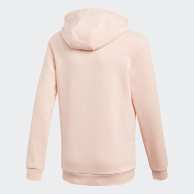 clear pink adidas hoodie