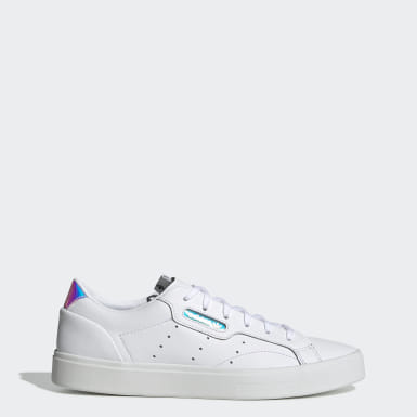 adidas white holographic trainers off 