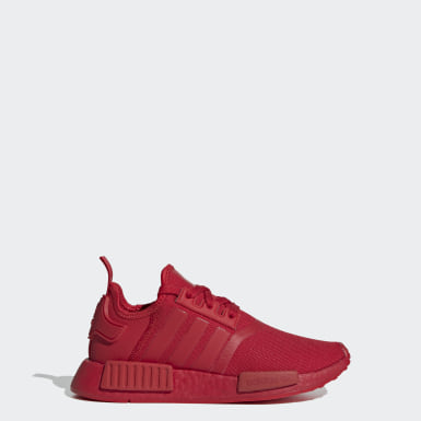 adidas kids red shoes