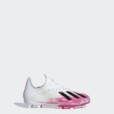 pink girls football boots