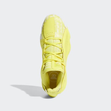 yellow adidas basketball shoes