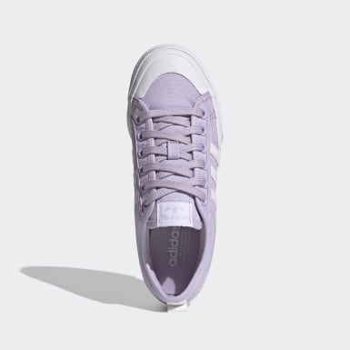 purple black adidas shoes