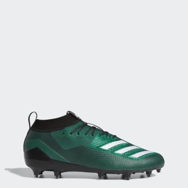 green and white adidas football cleats