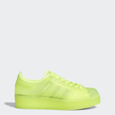 adidas neon yellow sneakers