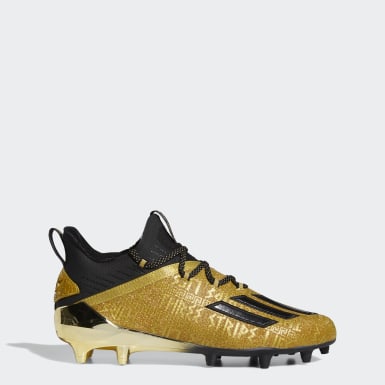 Men's adidas Gold Football Cleats 