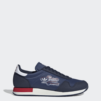 navy blue trainers mens