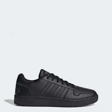 black leather adidas shoes mens