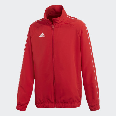 giacca adidas rossa