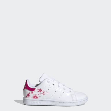 stan smith croco enfant rose