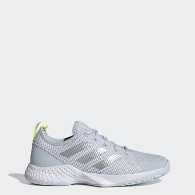 womens white adidas tennis shoes