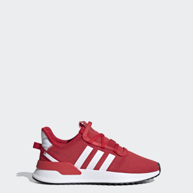 adidas trainers red and white