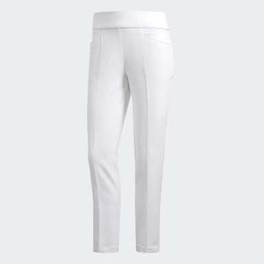 adidas white golf pants