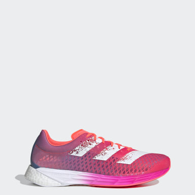 bright pink adidas shoes