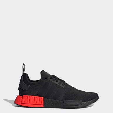 men's adidas nmd runner r1 casual shoes black