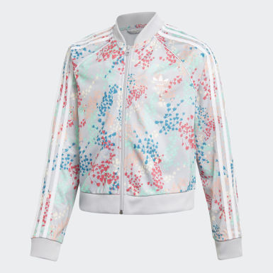 girls adidas track top