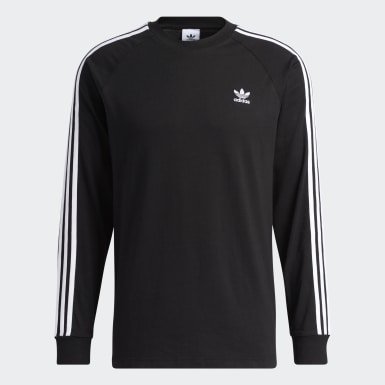 adidas originals adicolor long sleeve football jersey in white cw1225