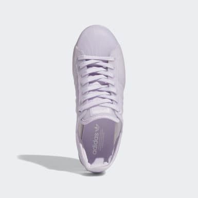 adidas superstar womens purple