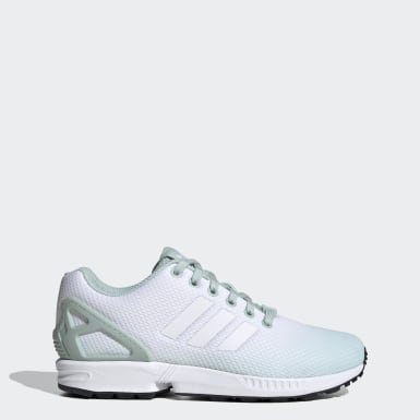 zx flux turquoise noir