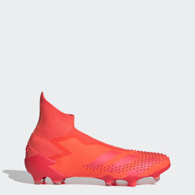 crampon adidas rouge