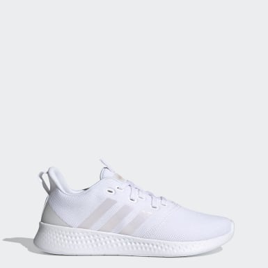 adidas all white runners