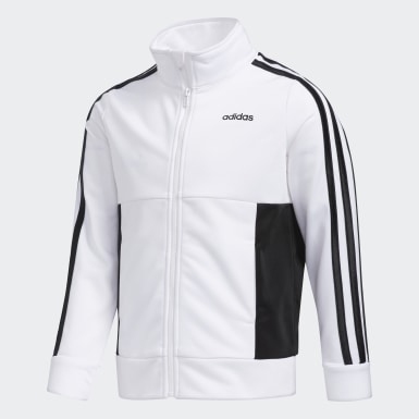 white adidas jacket